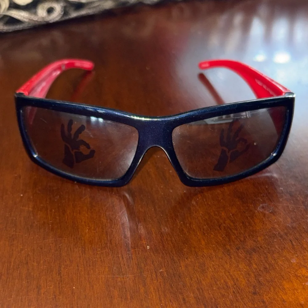 WWE Kids Sunglasses Black Frames with Red Temples